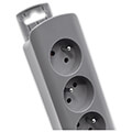 qoltec power strip 4 sockets 18m grey extra photo 3