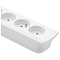 qoltec power strip 4 sockets 18m white extra photo 3