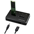 qoltec drive docking station 2x ssd m2 sata ngff usb type c extra photo 2