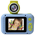 denver kca 1350 blue digital kids camera with flip lens for selfies extra photo 3