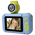 denver kca 1350 blue digital kids camera with flip lens for selfies extra photo 4