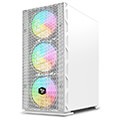 case savio raptor white x1 argb case mesh glass extra photo 5