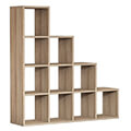 bibliothiki melaminis scale sonoma hm923812 120x30x1236y ek extra photo 2