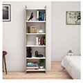 bibliothiki melaminis sonoma leyko hm922612 485x22x160y ek extra photo 3