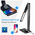 g roc tx18 desk lamp black with wireless qi charging extra photo 2