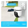 tp link tapo c510w 3mp 2k 1296p full color outdoor pan tilt security wi fi camera extra photo 1