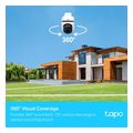 tp link tapo c510w 3mp 2k 1296p full color outdoor pan tilt security wi fi camera extra photo 2