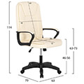 karekla grafeioy hm118803 ekroy pu 63x70x114y ek extra photo 1