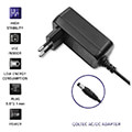 qoltec universal ac adapter 27w 9v 3a 55x21 extra photo 4