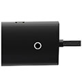 baseus usb hub 4 port usb type c lite 25cm black extra photo 2