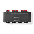 nedis aswi2604bk speaker control box 4 way terminal clamp black extra photo 1