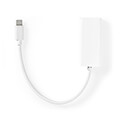 nedis ccgt64952wt02 usb adapter usb 32 gen 1 usb type c male rj45 female 1gbps 020m white tag extra photo 2