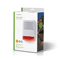 nedis dumss20wt dummy security siren ip44 white orange extra photo 2