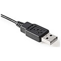 nedis micdu100bk wired microphone usb black grey extra photo 5