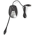 nedis micdu100bk wired microphone usb black grey extra photo 6