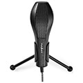 nedis mictu100bk wired microphone dual condenser with tripod usb extra photo 4