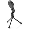 nedis mictu100bk wired microphone dual condenser with tripod usb extra photo 5