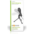 nedis mictu100bk wired microphone dual condenser with tripod usb extra photo 8