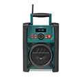 nedis rddb3100gn dab radio 15w with carrying handle black green extra photo 2
