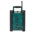 nedis rddb3100gn dab radio 15w with carrying handle black green extra photo 3