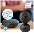 nedis wifici22cbk smartlife wifi indoor camera full hd 1080p pan tilt black extra photo 4