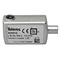 televes 404412 pluggable filter with iec connector lte 4g 5 790mhz ch 21 60 extra photo 1