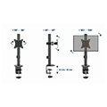 gembird ma d1 02 desk mounted single monitor arm 17 32  extra photo 11