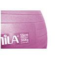 mpala gymnastikis amila gymball 55cm roz bulk extra photo 2