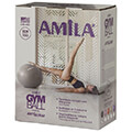 mpala gymnastikis amila gymball 55cm roz bulk extra photo 4