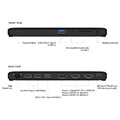 icyboxib dk2116 c 11 in 1 mobile docking station with triple video output extra photo 4