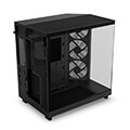 case nzxt h6 flow rgb midi tower window black extra photo 3