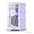 case nzxt h6 flow rgb midi tower window white extra photo 1