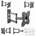 gembird tv wall mount full motion 23 42  extra photo 11