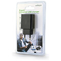 energenie 2 port universal usb charger 21 a black extra photo 1