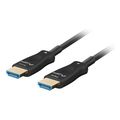 lanberg hdmi m m v21 cable 10m optical black extra photo 1 lanberg hdmi m m v21 cable 10m optical black extra photo 1
