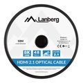 lanberg hdmi m m v21 cable 10m optical black extra photo 2 lanberg hdmi m m v21 cable 10m optical black extra photo 2