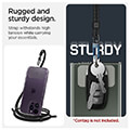 spigen crossbody strap black extra photo 2