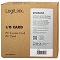 logilink pc0086 dual pcie sata to dual m2 pcie sata ssd adapter extra photo 3