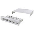 logilink np0094 consolidation 12 port desk wall rail mount grey extra photo 3