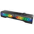 logilink sp0059 mobile soundbar with party light 2 in 1 gaming sound system extra photo 1