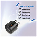logilink pa0274 dual usb fast charging socket adapter 1x usb c pd 1x usb a qs 20w black extra photo 6