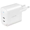 logilink pa0282 dual usb power socket 2xusb c pd 40w white extra photo 3