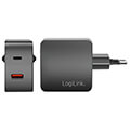 logilink pa0310 dual usb power socket adapter 1x usb a 1x usb c 45w black extra photo 3