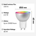 logilink sh0118 smart wifi led spot light tuya compatible extra photo 4