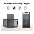 logilink pa0315 smartphone stand with wireless charging function 2 coils 15w black extra photo 4