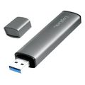 logilink ua0394 usb 32 2 port hub with card readers with aluminium case extra photo 1