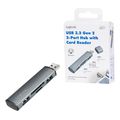 logilink ua0394 usb 32 2 port hub with card readers with aluminium case extra photo 9