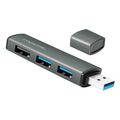 logilink ua0395 usb 32 3 port hub with aluminium casing extra photo 2