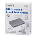 logilink cr0048 usb 32 5 in 1 card reader aluminium silver extra photo 7