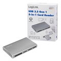 logilink cr0048 usb 32 5 in 1 card reader aluminium silver extra photo 8